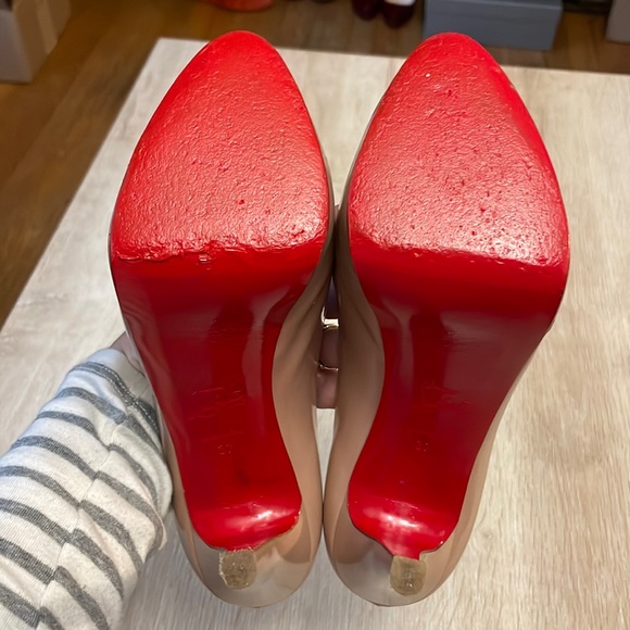 Louboutin Altadama 140MM Nude Patent - 37 - Picture 9 of 10